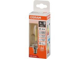 Лампа светодиодная филаментная OSRAM BA75 6W 4000K E14