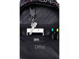 Рюкзак школьный "Bear" S полиэстер, уплот. спинка, черный/белый CoolPack F048709