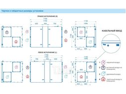 Приточно-вытяжная установка Атмосфера AF-R-3000-H-E