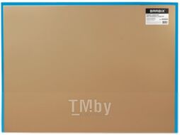 Коврик защитный напольный, поликарбонат, 90*120 см, шагрень, 1,8 мм BRABIX 604850