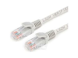 Патч-корд Gembird медный UTP кат.5e, 3м, литой, многожильный (серый) LSZH CABLEXPERT PP30-3M