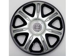 Колпак декоративный автомобильный Наскар Super Silver 14" (4 шт) Star S14263