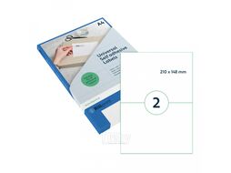 Самоклеящиеся этикетки универсальные 70х37 прозрачн. 24/25 Rillprint 83212