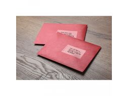 Самоклеящиеся этикетки универсальные 70х37 прозрачн. 24/25 Rillprint 83212