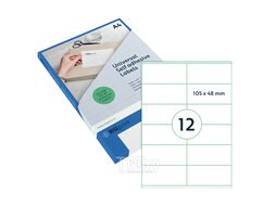 Самоклеящиеся этикетки универсальные 70х37 прозрачн. 24/25 Rillprint 83212