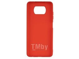 Задняя накладка CASE Matte Xiaomi Poco X3 / X3 Pro красный блистер