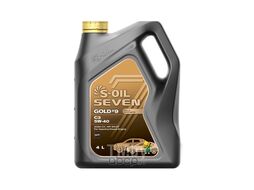 Масло моторное ACEA C3, API SN CF, MB 229.51(52), BMW LL-04, VW 505.01 GOLD #9 C3 5W40 4L S-OIL SEVEN E107757