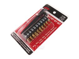 Набор бит 1/4" SL6, PH1-2, T10Н-T40Н с ключом трещоткой 11 предметов JTC JTC-U11MC