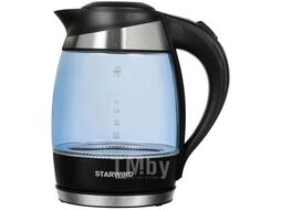 Чайник электрический Starwind SKG2218 голубой/черный
