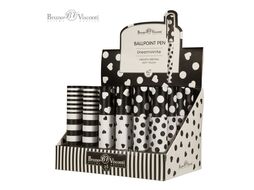 Ручка шариковая Bruno Visconti "DreamWrite. Black&White" в карт. тубе, 0,7 мм, синяя, 3 вида Альт 20-0264/19