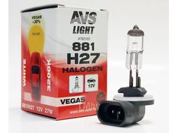 Автомобильная галогенная лампа Vegas H27/881 12V.27W AVS A78216S