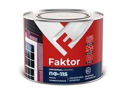 Эмаль ПФ-115 FAKTOR желтая 1,9 кг Ярославские Краски