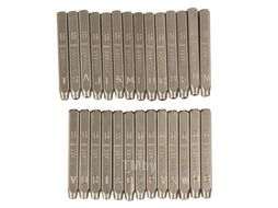 Клейма буквенные латиница 6мм (HRC 60+-2 DIN 1451) JTC JTC-7248
