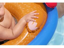 Лодка надувная поливинилхлорид детская "lil animal" 76*55 см Bestway 34180