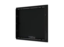 Люк ревизионный LN фланец 200x200 нажимной 224х224 пластик black EVECS