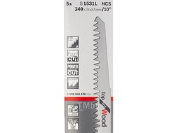 Полотно пильное по древесине S1531L Top for Wood для GSA 240 1,5мм (5шт) 2.608.650.676 BOSCH