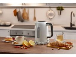 Чайник электрический 1.7л. 2200Вт белый корпус: металл/пластик Gorenje K17XG