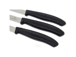 Набор ножей кухон. Swiss Classic Paring компл.:3шт черный подар.коробка Victorinox 6.7113.3G
