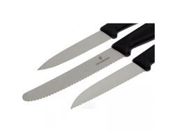 Набор ножей кухон. Swiss Classic Paring компл.:3шт черный подар.коробка Victorinox 6.7113.3G