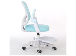 Кресло для сидения с регулировкой высоты Calviano Comfy голубое с подножкой