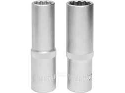 Головка торцевая глубокая 12-гранная 1/2"DR, 22 мм Thorvik FS31222