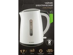 Чайник электрический 1.7л. 2200Вт белый/серый (корпус: пластик) Hyundai HYK-P2021