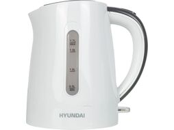 Чайник электрический 1.7л. 2200Вт белый/серый (корпус: пластик) Hyundai HYK-P2021
