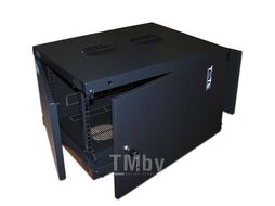 Шкаф коммутационный Next настенный 18U 550x600мм пер.дв.металл 60кг черный 29.5кг 988мм IP20 сталь Lanmaster TWT-CBWNM-18U-6X6-BK