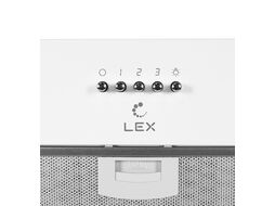 Вытяжка встраиваемая Ghost 600 белый управление: кнопочное (1 мотор) LEX TRFE000010