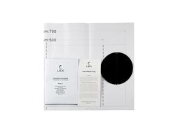 Вытяжка встраиваемая Ghost 600 белый управление: кнопочное (1 мотор) LEX TRFE000010