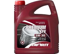 Масло моторное Premium XFE 5W-30 API SN/CF 4л FAVORIT FV3702-4