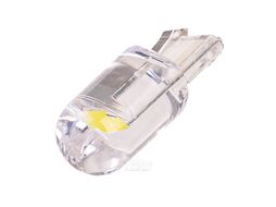 Автолампа диод T10 (W5W) 12V 1 COB 1-конт Белая комп.10 шт Skyway S08201425