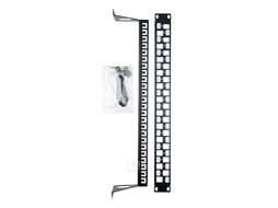 Патч-панель наборная 19" 1U 24xRJ45 HYPERLINE PPBL3-19-24S-RM