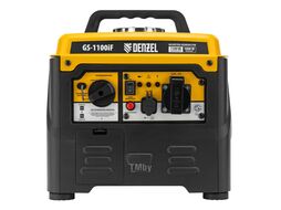 Генератор инверторный GS-1100iF, 1,1 кВт, 230 В, ручной старт DENZEL 94706
