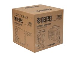 Генератор инверторный GS-1100iF, 1,1 кВт, 230 В, ручной старт DENZEL 94706