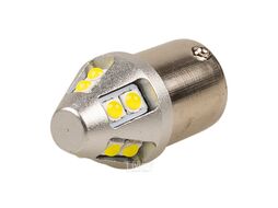 Автолампа диод S25 (P21W) 12/24V 10 SMD BA15s 1-конт Белая (2шт) Skyway S08202093