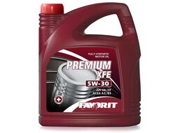 Масло моторное Premium XFE 5W-30 API SN/CF 5л FAVORIT FV3702-5