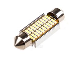 Автолампа диод T11 (C5W) 12V 20 SMD 1-конт 39мм Белая салон/номер Skyway S08201314