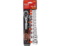 Набор головок 3/8" 10-24мм 12предм. (пласт. подвес, 6 граней) PRO STARTUL (PRO-41438)