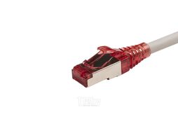Патч-корд F/UTP общий экран RJ-45 вил.-вилка RJ-45 кат.5E 10м серый LSZH 26AWG HYPERLINE PC-LPM-STP-RJ45-RJ45-C5e-10M-LSZH-GY