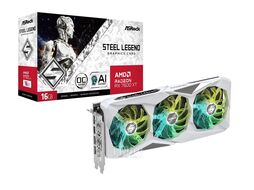 Видеокарта Radeon RX 7600 XT, 16Gb GDDR6 128bit, ASRock Steel Legend 16GB OC (RX7600XT SL 16GO), RTL
