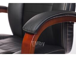 Кресло руководителя Бюрократ T-9923WALNUT слоновая кость кожа крестов. металл/дерево