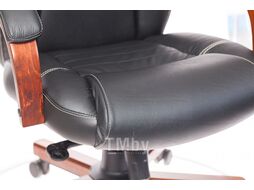 Кресло руководителя Бюрократ T-9923WALNUT слоновая кость кожа крестов. металл/дерево