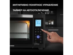 Мини-печь 35л. 1600Вт черный Hyundai MIO-HY097