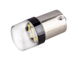 Автолампа диод S25 (P21W) 12V 10 SMD BA15s 1-конт Белая (2шт) Skyway S08201527
