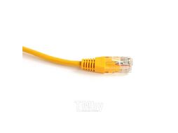 Патч-корд TWT UTP кат.5e, с заливными колпачками, 0.5 м, желтый Lanmaster TWT-45-45-0.5-YL