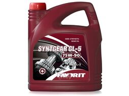 Масло трансмиссионное 75W-90 SYNTGEAR API GL-5 4л FAVORIT FV8103-4