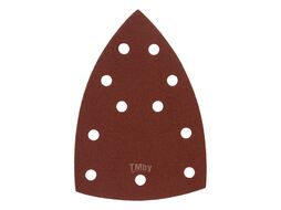 Треугольник абразивный на ворc. подложке под "липучку", перф., P 150, 150х150х100 мм, 5 шт. Denzel 738637