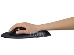 Коврик для мыши гелевый Easy Work (черная лайкра) нескользящ. основа, 260х225х5мм Defender 50905