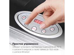 Сушка для фруктов и овощей 27под. 700Вт черный Hyundai HYFD-1803